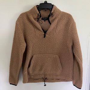 1/4 Love Tree Sherpa Zip Up